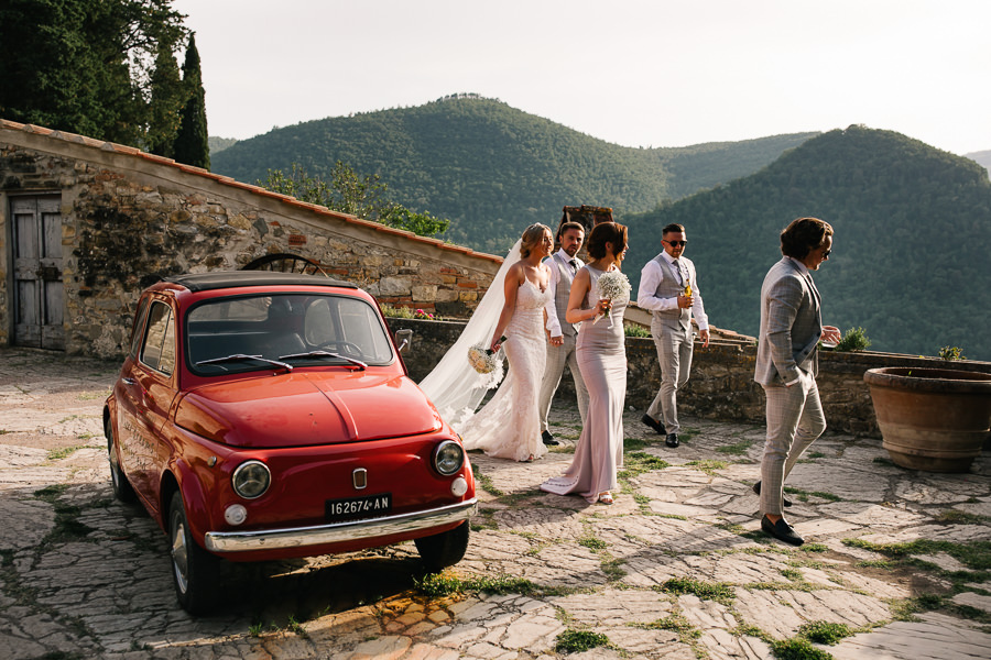 jade and mark wedding reception castello del trebbio