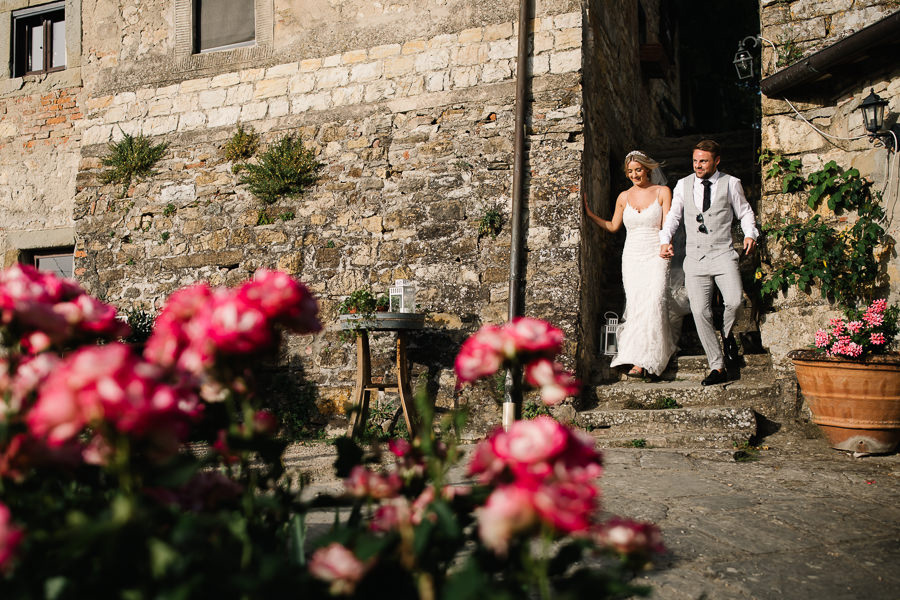 wedding reception at castello del trebbio pontassieve