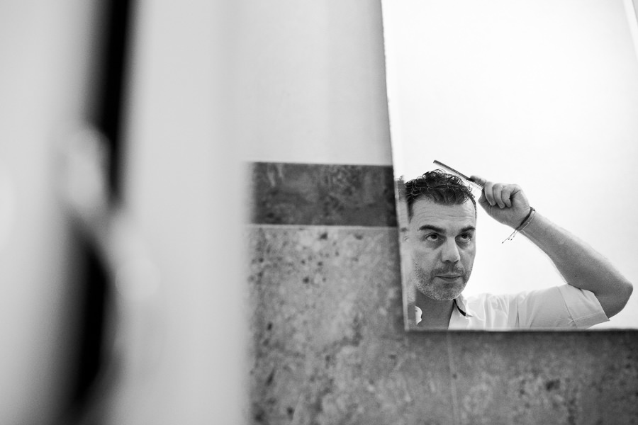 Groom preparation wedding villa corsini tuscany