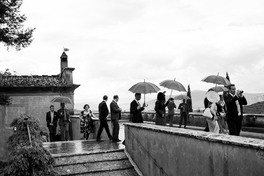 Rainy Wedding Tuscany
