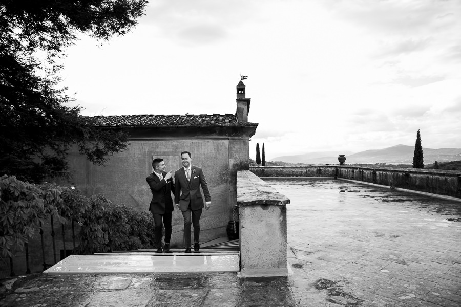 Rainy Wedding Tuscany