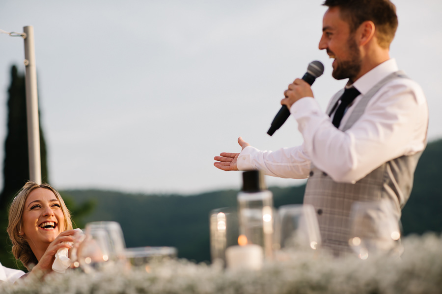 Castello del Trebbio Wedding Reception