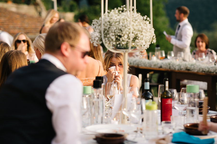 Castello del Trebbio Wedding Reception