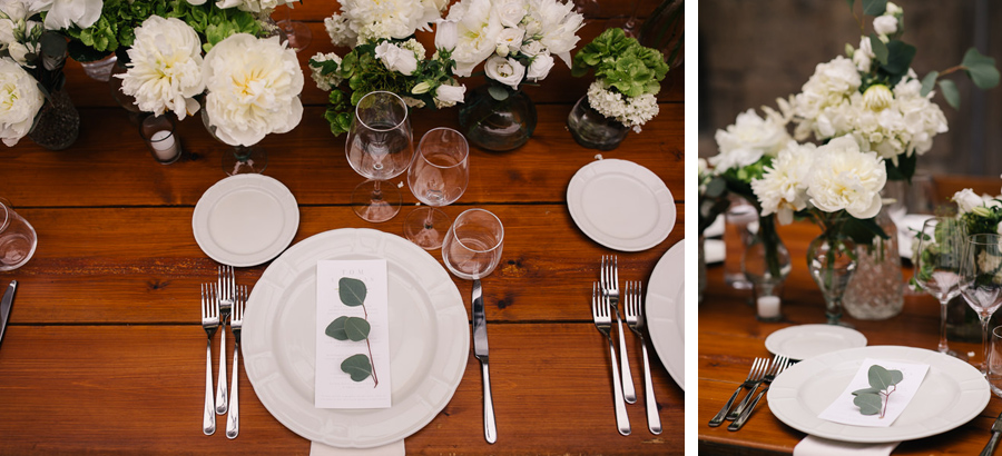 La Badia di Orvieto wedding table settings