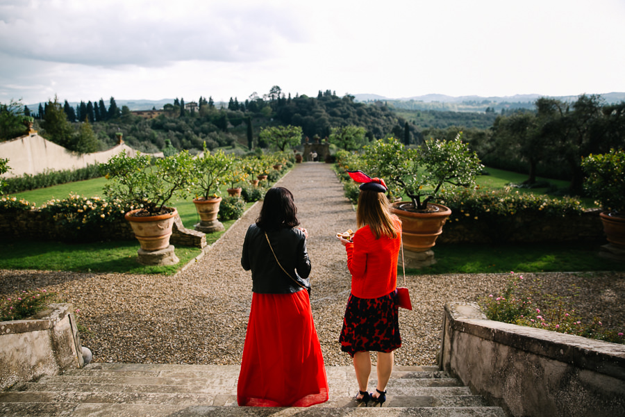 wedding reception at Villa Medicea Di Lilliano