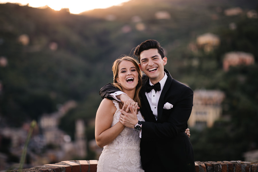 Portofino harbour wedding