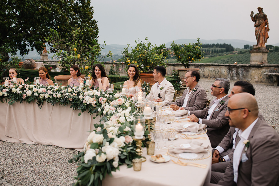 Wedding Reception at Villa Corsini Florence