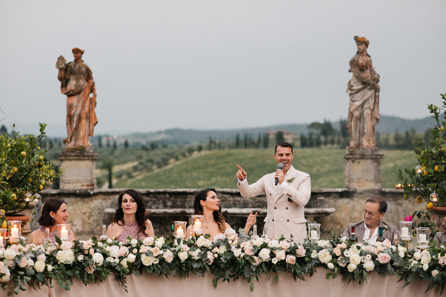 Wedding Reception at Villa Corsini Florence