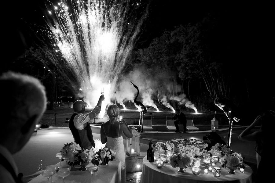 Fireworks Wedding Antico Borgo Valle Di Badia