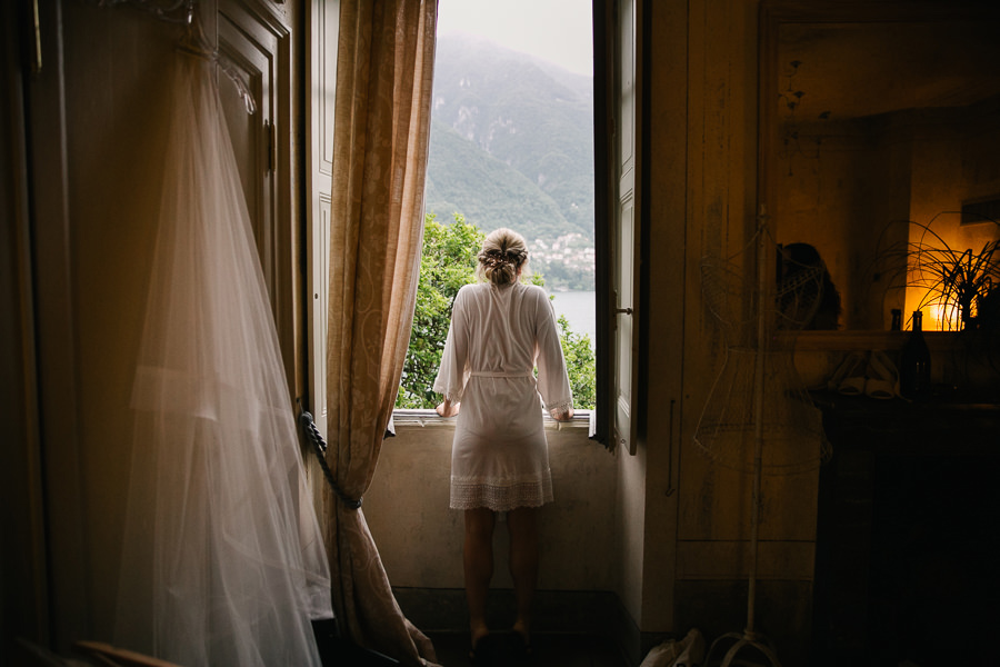 Bride makeup lake como