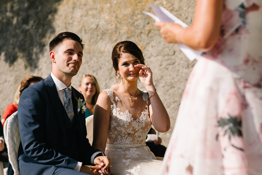 emotional wedding ceremony tenuta mocajo