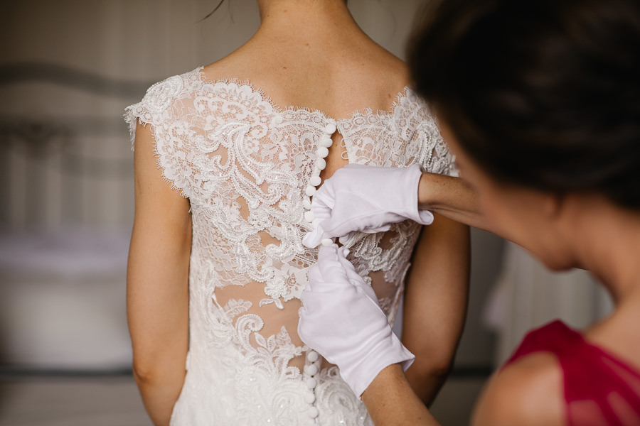 Stunning Bride Dress in Tuscany