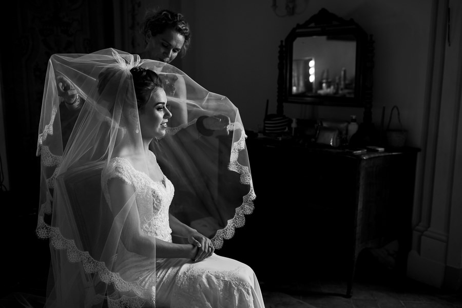 Stunning Bride Dress in Tuscany