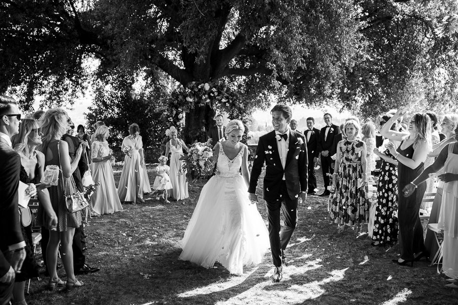 bride and groom during wedding ceremony