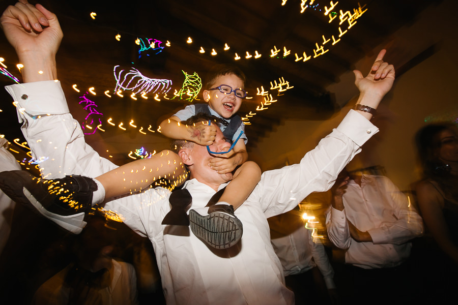 incredible dancing shots during wedding at castello di meleto