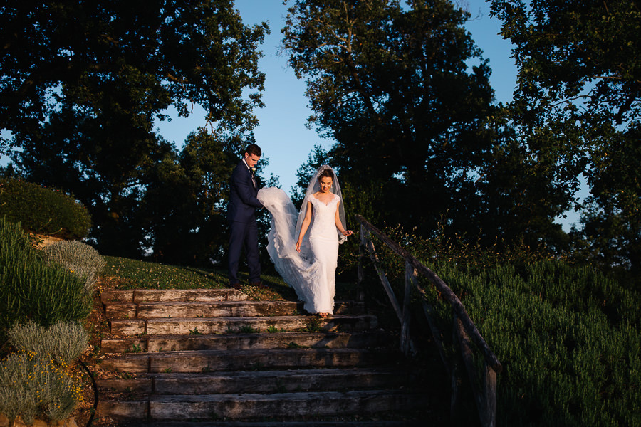 Beautiful Wedding Portaits at Castello di Meleto