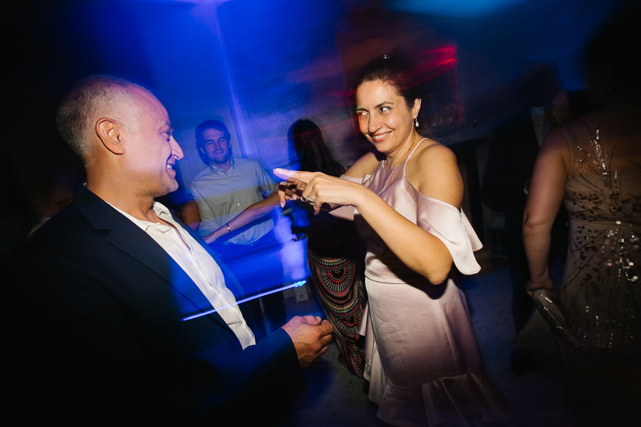 Bride and groom first dance