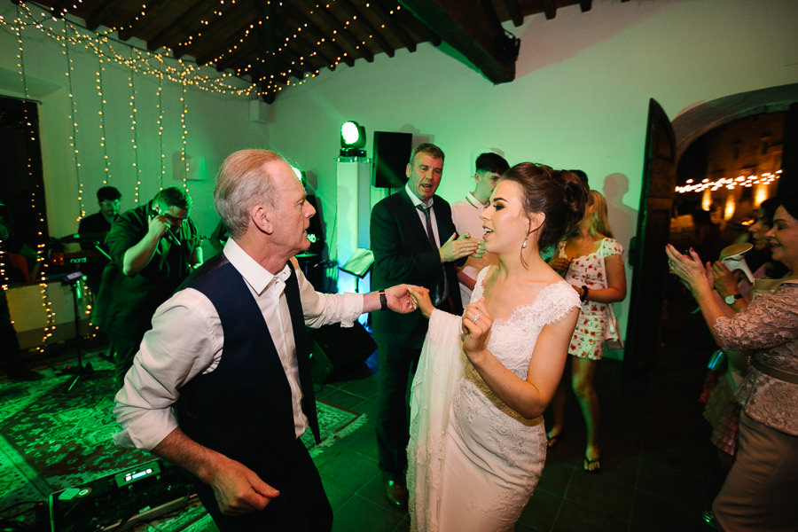 Bride and her Father dancing
