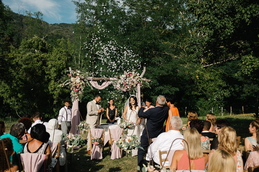 Symbolische Hochzeit in der Toskana