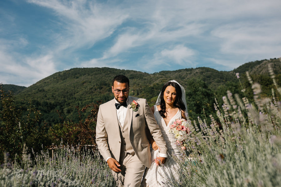 Symbolische Hochzeit in der Toskana