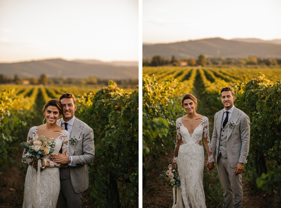 Vineyard Wedding Tuscany Photographer