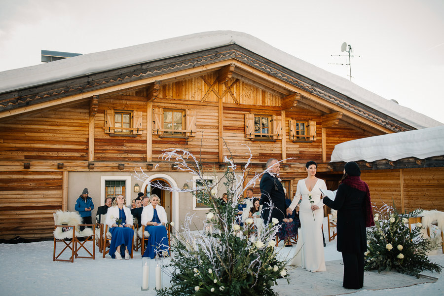 Dolomites Winter Wedding