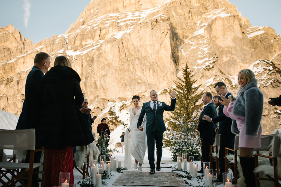 Winter Wedding in the Snow Italy