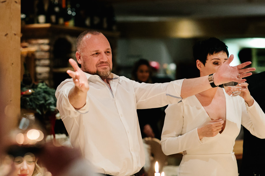 Snow Winter Wedding in Italy