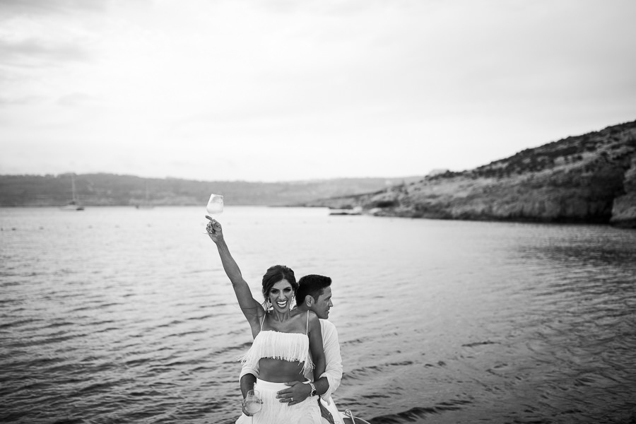 Malta Gozo Blue Lagoon engagement photos