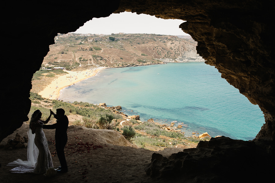 Malta Azure Window Wedding Photos