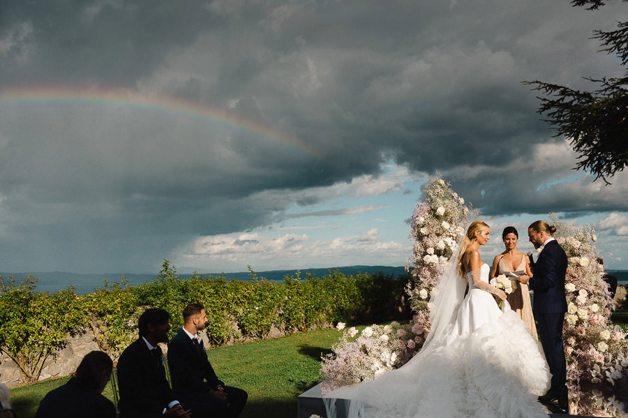 Arcobaleno durante Matrimonio Iaia de Rose e Daniele Testa